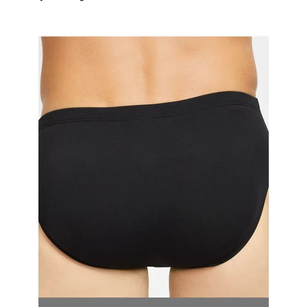 Nike Swim HydraStrong Essential Men's Brief, Black, Size 36,,NWOT